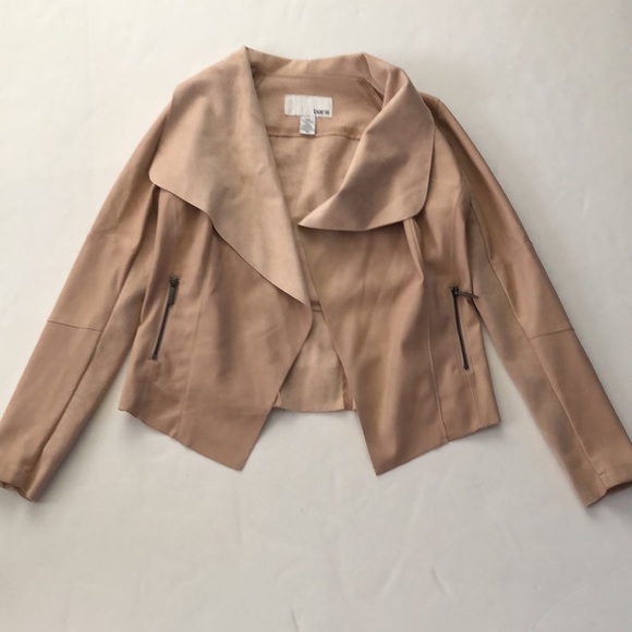 Bar lll Faux Leather Flyaway Jacket - Picture 8 of 8